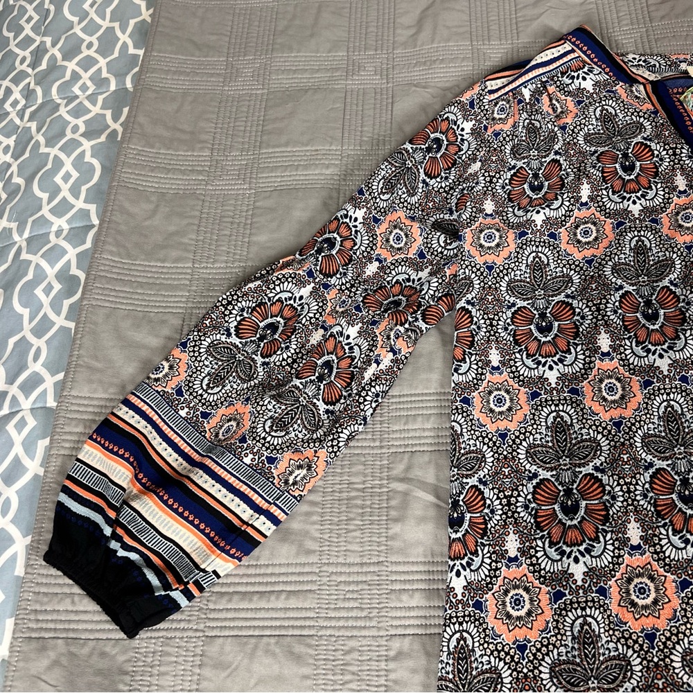Umgee Multicolor Patterned Mini Dress - Picture 7 of 14